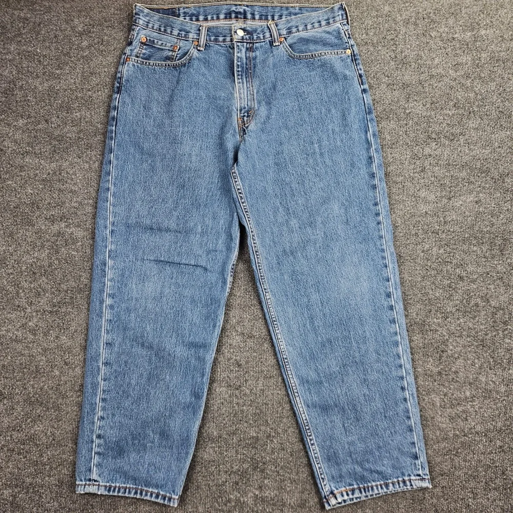Levis 560 Comfort Fit Tapered Leg Jeans Men's 38x30 Med Wash Denim Y2K Casual